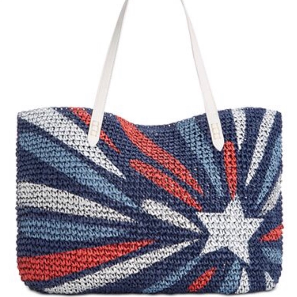 Inc tropical straw tote